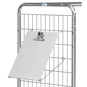 Chariot préparateur de commandes modulable - Tablette écritoire métal : dim l. 335 x H 352mm.
