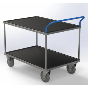 Servante plateaux tôles capacité 300 kg - 2