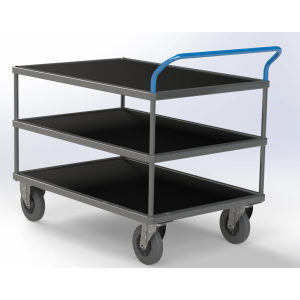 Servante plateaux tôles capacité 300 kg - 3