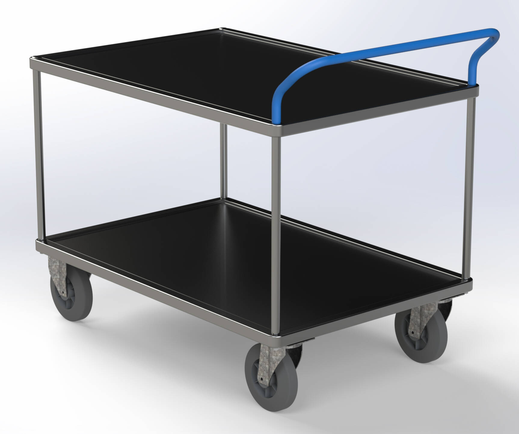 Servante plateaux tôles capacité 300 kg - 2