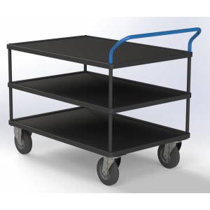 Servante plateaux tôles capacité 300 kg - 3