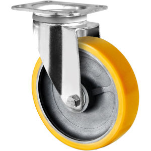 Roulette pivotante, pivotante à frein et fixe pour charges supérieures - 250 x 50