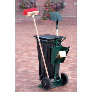 Chariot de voirie porte-sac poubelle 150 litres