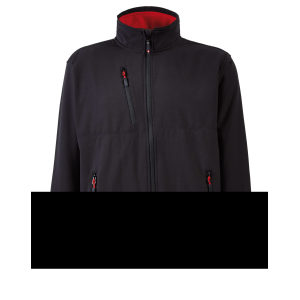 Veste souple coupe-vent - Bleu / Orange