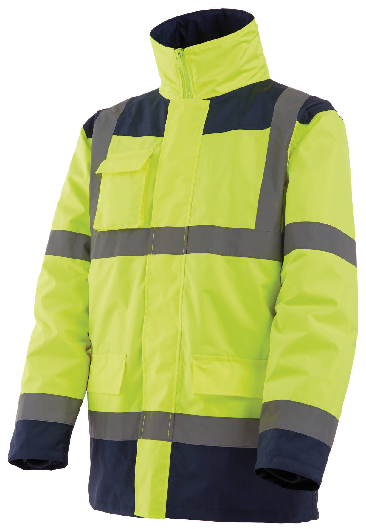 Parka haute visibilité 4 en 1 - Jaune