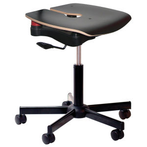 Siège bois auto-adaptatif Koncept - Roulettes