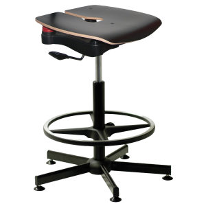 Siège bois auto-adaptatif Koncept - Patins + repose pieds