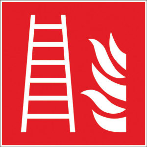 Panneau d'incendie 200 x 200 mm - 5