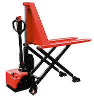 Transpalette haute levée électrique 1 Tonne châssis bas hauteur de levée 800 mm - Elévation, descente et déplacement électriques