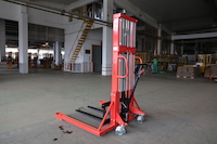 Gerbeur manuel avec longerons encadrants - capacité 1000 kg - Hauteur d'élévation 3000 mm