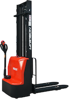 Gerbeur électrique économique 1500 kg hauteur de levée : 2900 mm - mât duplex