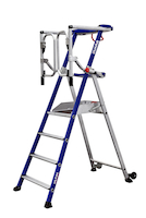 Plateforme individuelle roulante à hauteur fixe - 4 marches - Hauteur de travail 2,95 m