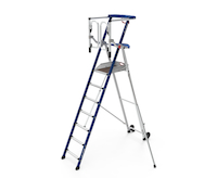 Plateforme individuelle roulante à hauteur fixe - 7 marches - Hauteur de travail 3,70 m