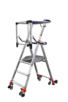 Plateforme individuelle à hauteur fixe ultra-mobile - 3 marches - Hauteur de travail 2,70 m