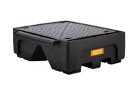 OPTION : Bac extension de rétention pour 1 cubitainer avec caillebotis PE volume de rétention 500 litres