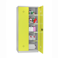 Armoire haute de sûreté 7/10ème, 4 bacs de rétention 20 litres - dim : l 900 x l. 440 x H 1980 mm