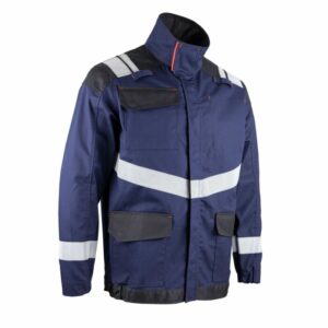 Veste multirisque - Zone ATEX - Tailles : 2 à 7 - Coloris : Marine/Noir