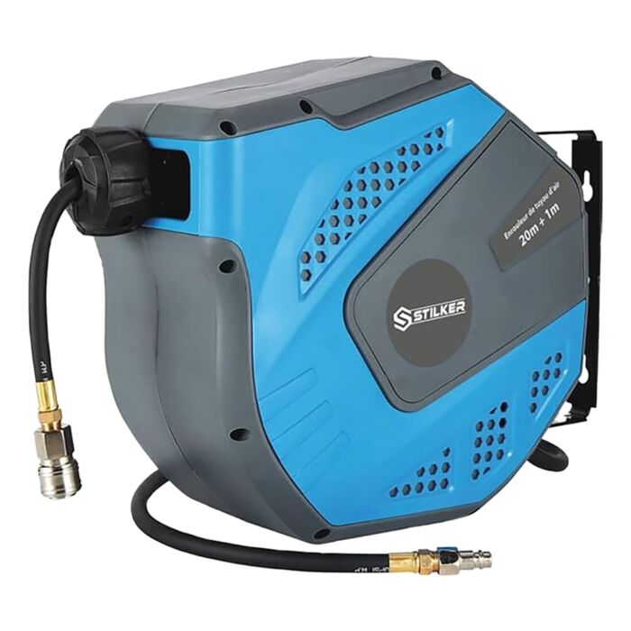 Enrouleur tuyau d'air hybride